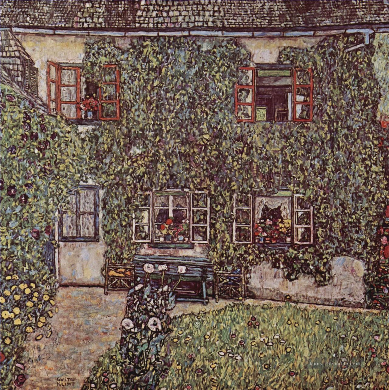 Das Hausvon Guardaboschi Symbolik Gustav Klimt Ölgemälde